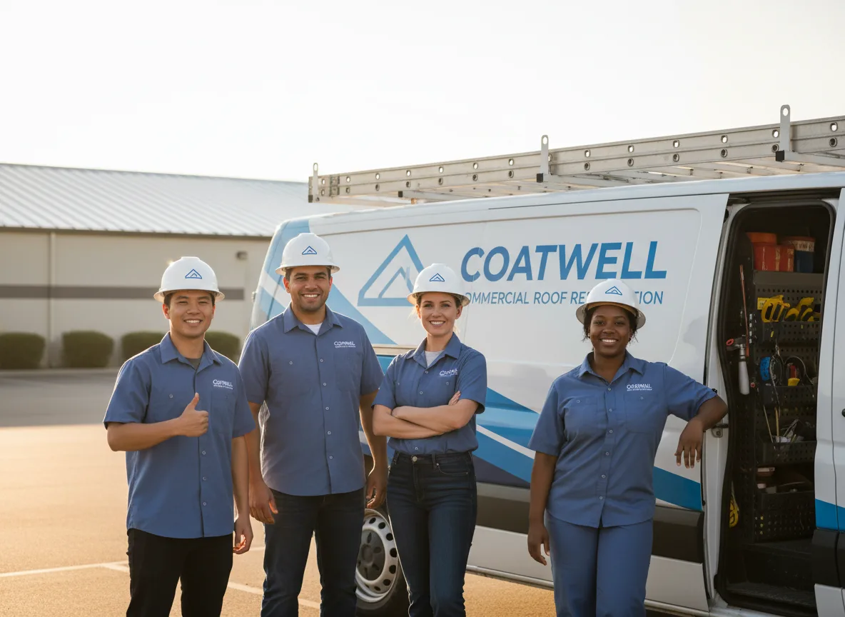 Commercial roof coating company in Medford, MA